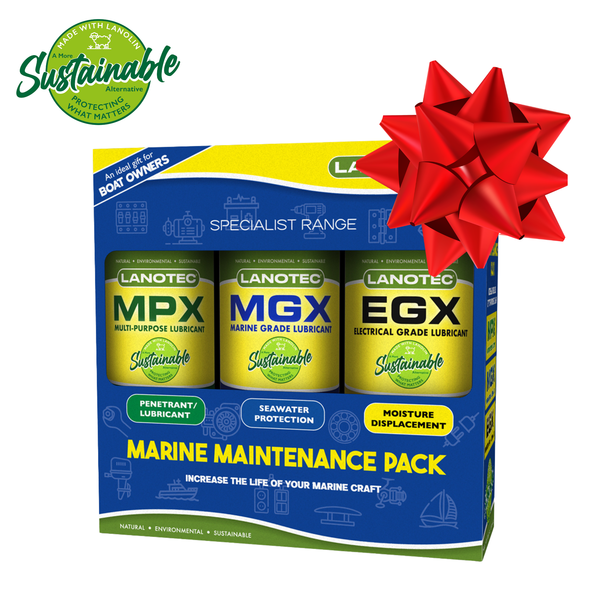 Marine Maintenance Pack - MPX, MGX & EGX Lubricants
