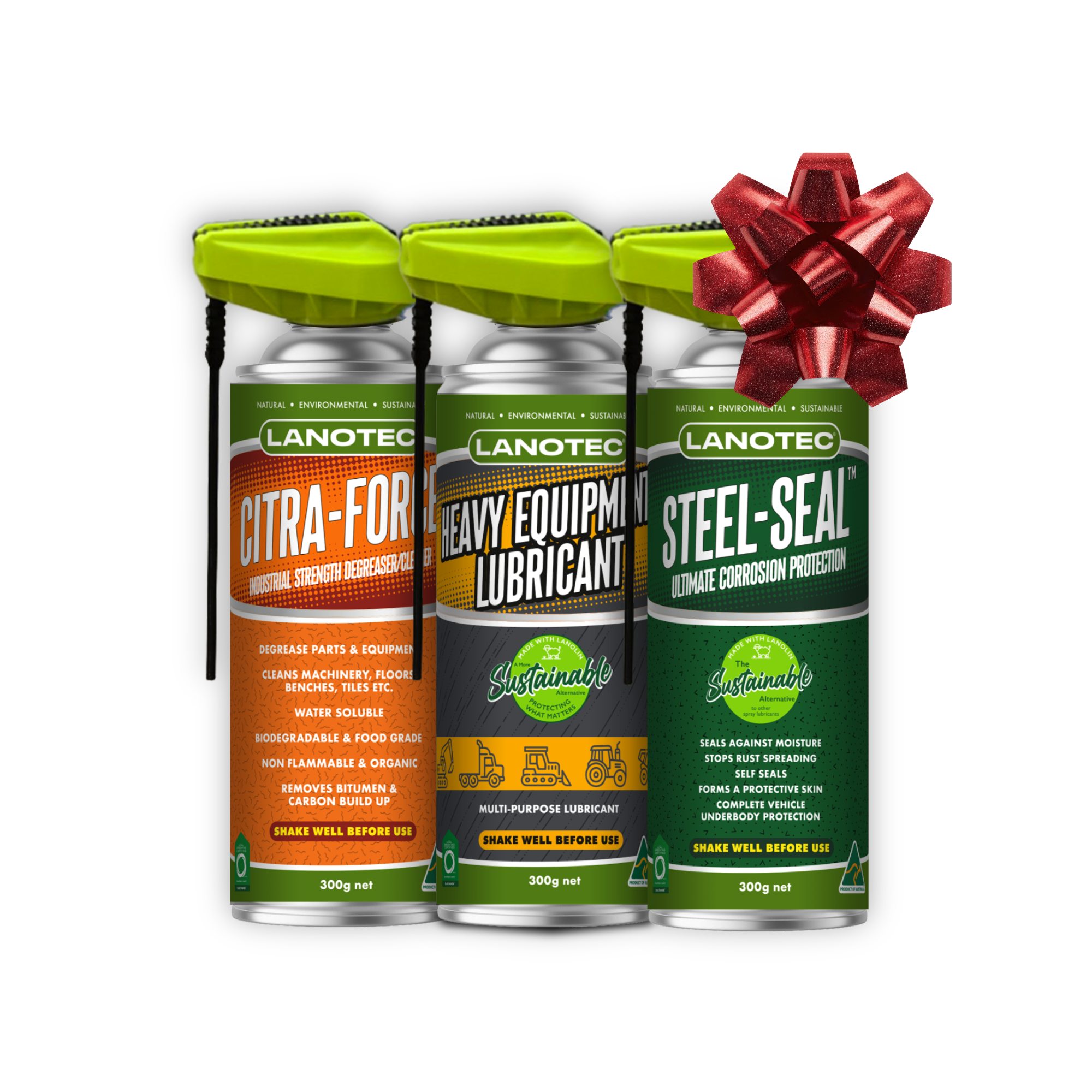 Heavy Equipment Maintenance Pack- Citra-Force, Heavy Equipment Lubricant & Steel-Seal