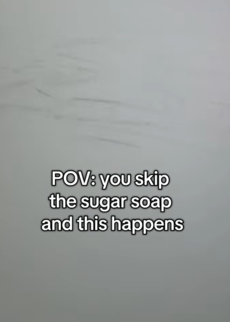 How to remove marks from walls